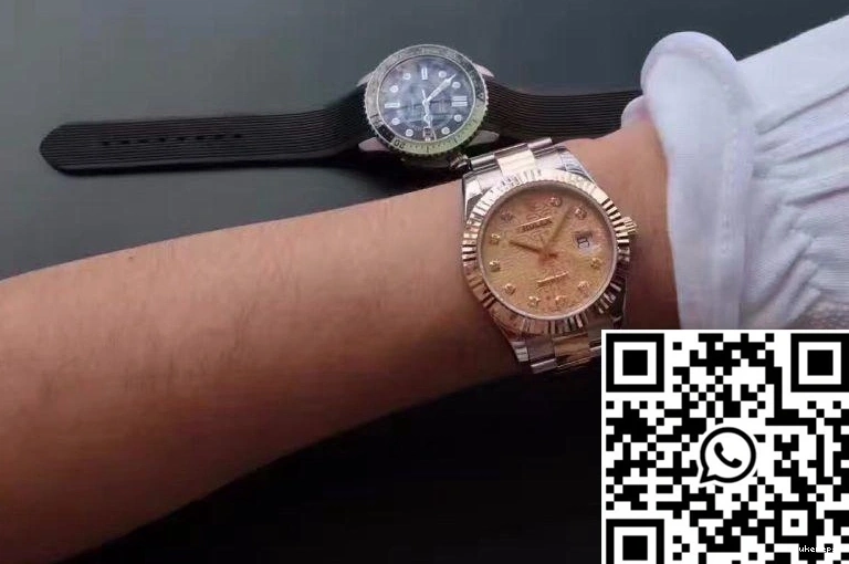 41MM Rolex 126333 Texture Dial Datejust Diamond-studded Gold Rose II 0502